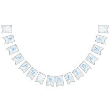 幸せな休日の雪片-旗布の旗