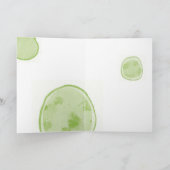 幸せな休日の"喜びのダンス"の挨拶状 シーズンカード (内部)