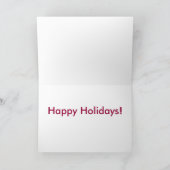 幸せな休日カード シーズンカード (内部)