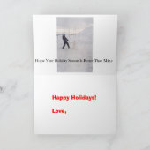 幸せな休日カード シーズンカード (内部)