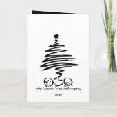 幸せな休日-つる植物及び蝶 シーズンカード (裏面)