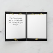 幸せな休日-つる植物及び蝶 シーズンカード (内部)