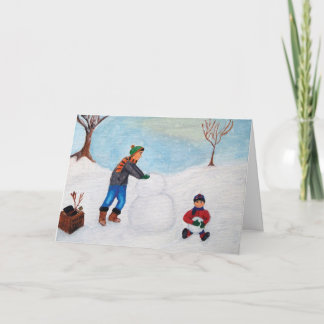 "幸せな休日"とともに過ごします雪日を シーズンカード