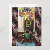 幸せな休日! シーズンポストカード (正面/裏面)