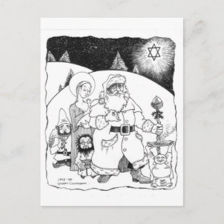 幸せな休日! シーズンポストカード