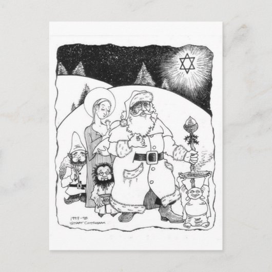 幸せな休日! シーズンポストカード (正面)