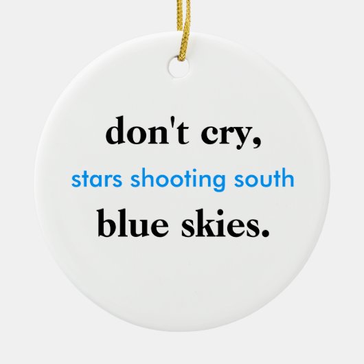 幸せな休日 セラミックオーナメント (正面)