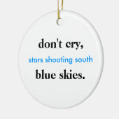 幸せな休日 セラミックオーナメント (左)