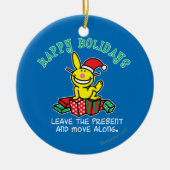 幸せな休日 セラミックオーナメント (正面)