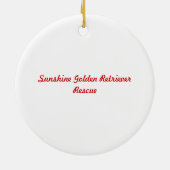 幸せな休日! セラミックオーナメント (裏面)