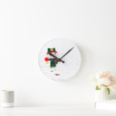 幸せな休日 ラウンド壁時計 (ホーム)