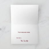 幸せな休日/嬉しい新年の写真 シーズンカード (内部)