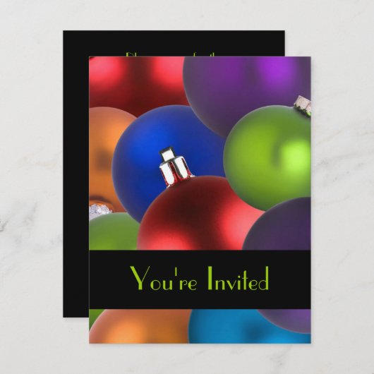 幸せな休日 招待状 (正面/裏面)