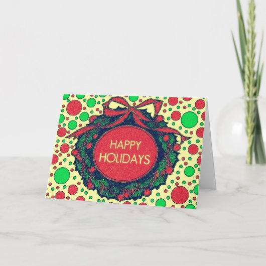 幸せな休日-挨拶状 シーズンカード (正面)