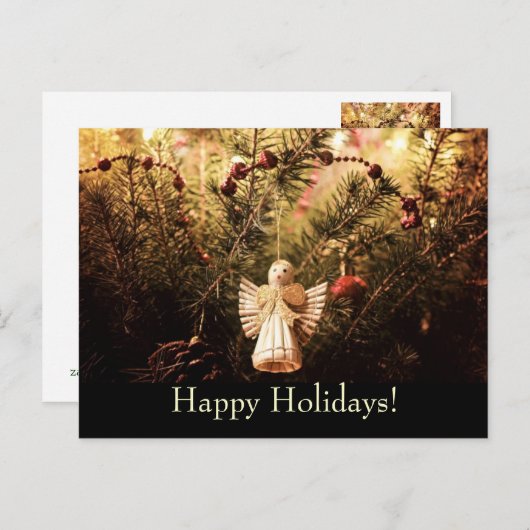 幸せな休日-挨拶状 シーズンポストカード (正面/裏面)