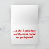 幸せな休日、敗者-カード シーズンカード (内部)