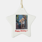 幸せな休日! - Dunbar セラミックオーナメント (右)