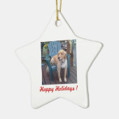 幸せな休日! - Dunbar セラミックオーナメント (左)