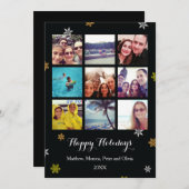 幸せな休日Instagramは休日カードを描きます シーズンカード (正面/裏面)