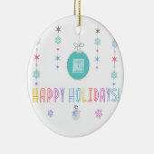 幸せな休日LLR Lularoeは2つをインスパイア セラミックオーナメント (右)