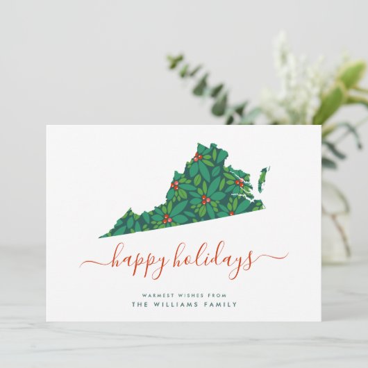 幸せな休暇ヴァージニアからの温かい願い (スタンド正面)