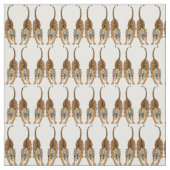 幸せな伸張のトラの生地 ファブリック (見本)