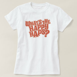 幸せな偶然は何ですか。 おもしろいな引用文 Tシャツ