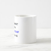 幸せな元ボーイフレンド コーヒーマグカップ (中央)