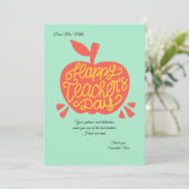 幸せな先生の日のグリーティングカード シーズンカード (スタンド正面)