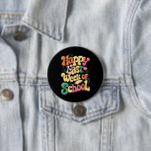 幸せな先週の学校の先生の学生Groovy 缶バッジ (インサイチュ)