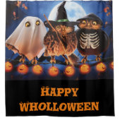 幸せな全体間 シャワーカーテン (正面)