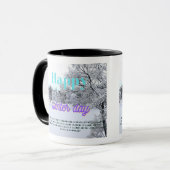 幸せな冬の日 マグカップ (正面左)