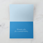 幸せな冬の木々 シーズンカード (内部)