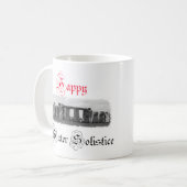 幸せな冬至Stonehenge コーヒーマグカップ (正面左)