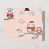 幸せな冬 シーズンカード (正面/裏面)