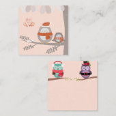 幸せな冬 ノートカード (正面/裏面)