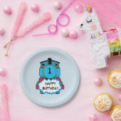 幸せな列車の男の子の誕生日のプレート ペーパープレート (パーティー)