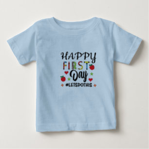 幸せな初日にやろう ベビーTシャツ