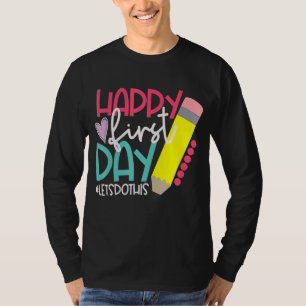 幸せな初日に戻るSchoへようこそ Tシャツ