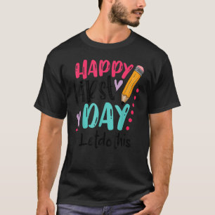 幸せな初日に戻るSchoへようこそ Tシャツ