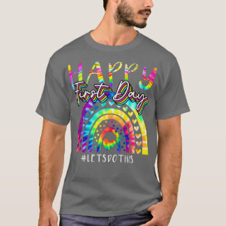 幸せな初日は、この絞り染めをSchooに戻す Tシャツ
