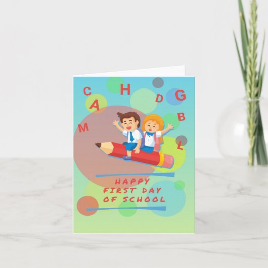 幸せな初日 カード (正面)