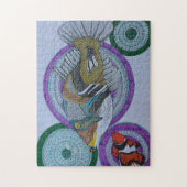 幸せな制動機の魚 ジグソーパズル (縦)