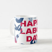 幸せな労働日の週末 コーヒーマグカップ (正面左)