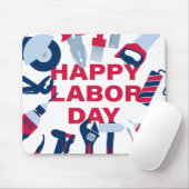 幸せな労働日の週末 マウスパッド (マウス)