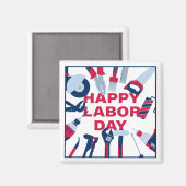 幸せな労働日の週末 マグネット (正面/裏面)