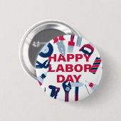 幸せな労働日の週末 缶バッジ (正面&裏面)