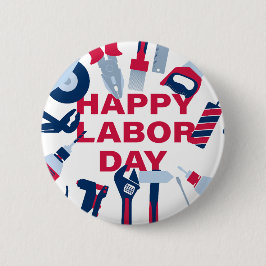 幸せな労働日の週末 缶バッジ