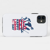 幸せな労働日、自由あなたの人生 Case-Mate iPhoneケース (裏面(横))