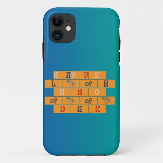 幸せな労働日 Case-Mate iPhoneケース (裏面)